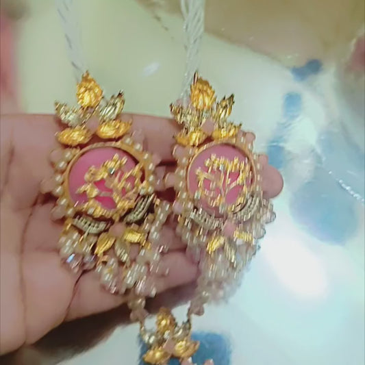 Pink Turkish Long Mala Set